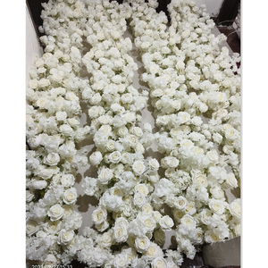 IFG fleuriste original luxe blanc vert fleur artificielle décoration escaliers fleur coureur - Product Image 5