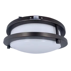 ETL Diameter 10 Inci Bersertifikat FCC 17W 3CCT Lampu Langit-langit LED Bulat Flush Mounted Dapat Diganti Warna