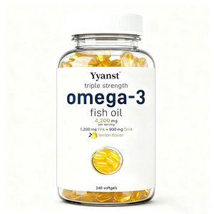 Oem/odm 4200MG โอเมก้า3อาหารเสริมน้ำมันปลาโอเมก้า3สำหรับสุขภาพดวงตาและหัวใจ - Product Image 1