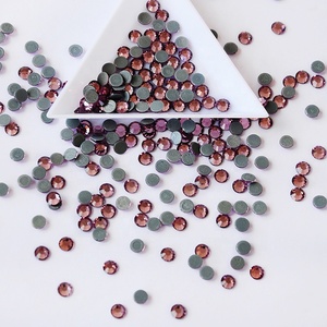 De diseño de moda <span class=keywords><strong>Lt</strong></span> amatista de cristal piedras Strass y cristales Thermo diamantes de imitación - Product Image 2