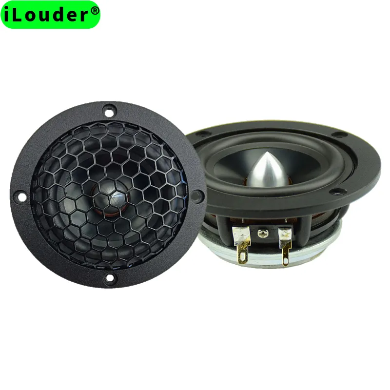 Speaker Mobil Neodimium Jangkauan Penuh 3 Inci, Speaker Magnet Neodymium dengan Panggangan