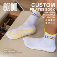 Chaussettes de sport antidérapantes pour bébés, femmes et parents, avec logo personnalisé, design athlétique, tendance, chaussettes personnalisées
