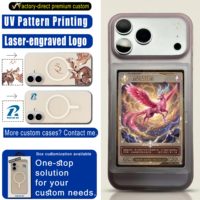 Coque de téléphone pour cartes Pokémon, semi-transparente, antichoc, PC, iPhone 17 16 15 Pro Max
