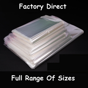 Sacs cellophane auto-scellants 100 pièces/paquet sacs à biscuits refermables transparents auto-adhésifs pour emballer les biscuits, les vêtements, les produits - Product Image 5