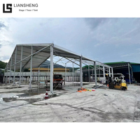 Tentes de stockage industrielles en PVC résistantes au vent et à l'eau avec une conception durable pour une utilisation en extérieur et en intérieur