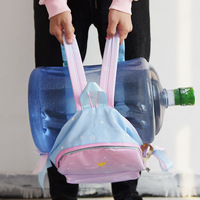 Ransel kuliah BAGUS tas sekolah perempuan kartun menerima disesuaikan Online modis Logo poliester kemasan sablon sutra