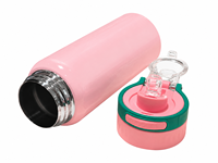 Bouteille d'eau isotherme en acier inoxydable de qualité supérieure, moderne, sans BPA, avec isolation sous vide 12-24h, couvercle anti-fuite pour le sport, les voyages et les activités de plein air