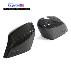 Coques de rétroviseurs latéraux en fibre de carbone sèche style Drifton Fins à ajouter pour Chevrolet Corvette C8 Stingray Z51 & E-Ray & Z06 Z07 2020-2026 - Product Image 2