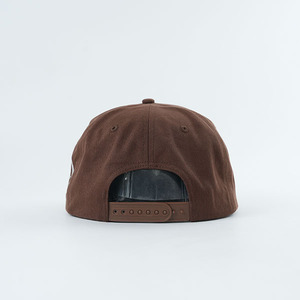 Casquette de baseball marron de haute qualité personnalisée à 5 panneaux pour homme, style streetwear, avec logo imprimé, style vintage rétro - Product Image 4