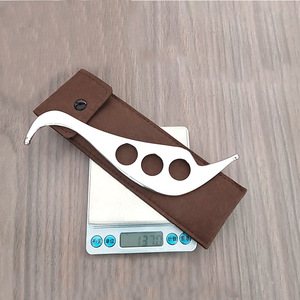 HZ nuovo <span class=keywords><strong>Design</strong></span> caldo 3D in acciaio inox Guasha grande forma di uccello viso corpo in metallo Gua Sha - Product Image 6