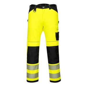 PORTWEST - PW340YBR28 PW3 Pantalon de travail jaune/noir haute visibilité-EAN 5036108304080 HI-VIS WORKWEAR - Product Image 1