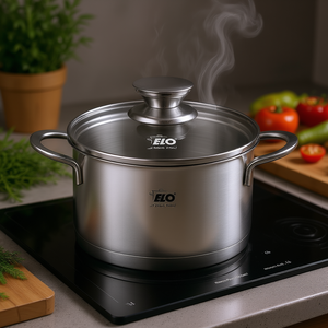 Casserole à viande ELO Galant 1,8 L en acier inoxydable avec couvercle pour rôtir et cuire - Product Image 3