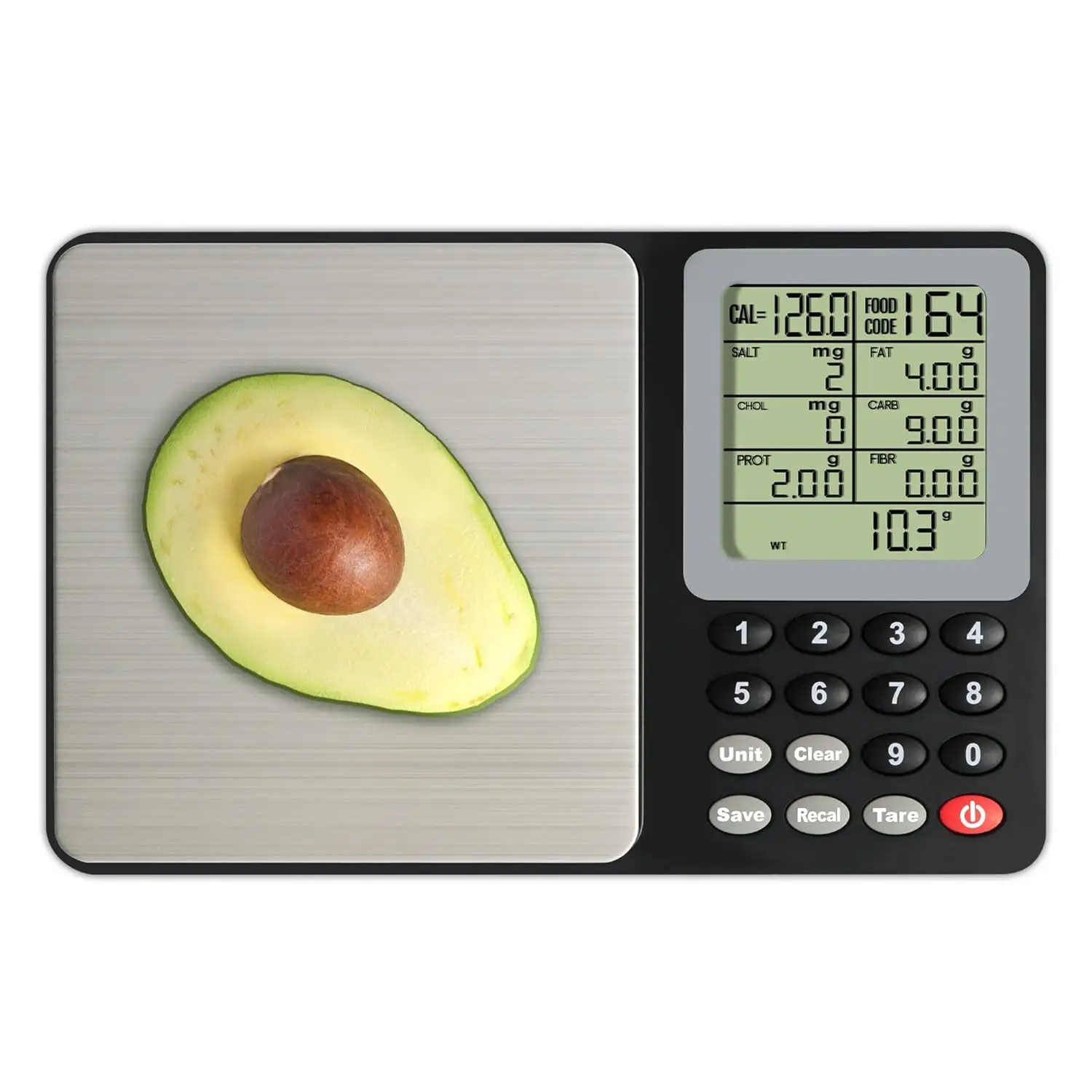 पोषण खाद्य स्केल इलेक्ट्रॉनिक रसोई स्केल 3 किलो/0.1 ग्राम पोषण कैलकुलेटर वजन घटाने वाले भोजन के लिए कैलोरी गिनती