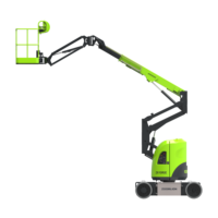 Offre Spéciale : Plateforme de Travail Aérienne Électrique Autopropulsée en Aluminium de 11,55 m avec Élingue à Câble et Télécommande pour Magasins de Matériaux de Construction