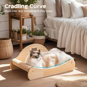 ที่นอนข่วนเล็บ<span class=keywords><strong>แมว</strong></span>ทำจากไซซอล ไม้เนื้อแข็งธรรมชาติ ที่นอนข่วนเล็บแบบไม่ทำให้เกิดความเลอะเทอะ เก้าอี้ข่วนเล็บสำหรับแมวใน<span class=keywords><strong>บ้าน</strong></span> แผ่นรองข่วนเล็บแมว - Product Image 5