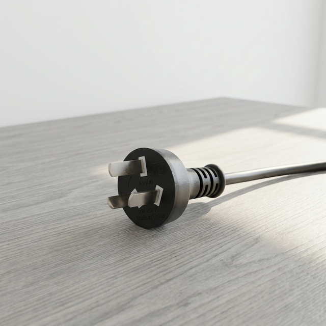 High Quality China Standard Three-Core Straight Plug with Copper and PVC Materials for Industrial and Hospital Use