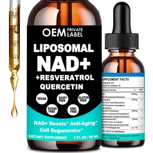 OEM stok hızlı teslimat NAD takviyesi 900mg Liposomal NAD Nicotinamide Riboside resverliquid l sıvı NAD artı sıvı takviyesi - Product Image 1