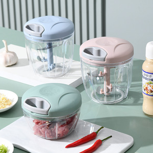 Picadora Manual de Carne, Prensa Giratoria de Ajo, Triturador de Verduras y Cebollas, Accesorios de Cocina - Product Image 5
