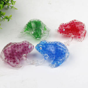 Jincan Sensory Beaded Frog Toy Pressure Relief TPR Soft Glue <b>Bead</b> Ball Frog Vent Kids Toys - Product Image 3