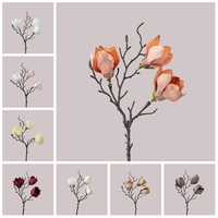 CL22002 Magnolia Artificiel Élégant Centre de Table DIY Arrangements Floraux pour Mariage Vacances Fête Décoration Maison