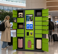 Casier à bagages électronique intelligent haute sécurité, résistant aux intempéries, solutions de stockage intelligentes pour les festivals de musique