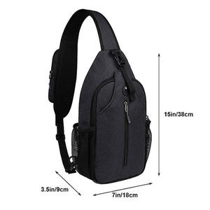 Sac à dos bandoulière rouge personnalisé OEM/ODM en nylon imperméable pour hommes et femmes, idéal pour la gym, le vélo, les voyages et les activités de plein air - Product Image 2