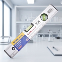 WEIDA Niveau numérique industriel multifonction avec rapporteur d'angle, extension de jambe en alliage d'aluminium, précision de 10 mm, 0-6 m