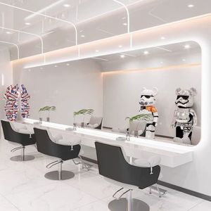 Miroir mural éclairé par LED, grand miroir de coiffeuse rétroéclairé pour salon de coiffure, salon de beauté - Product Image 5