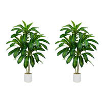 Große Nordische Künstliche Dracaena Bonsai Pflanze für Innendekoration, Künstlicher Brasilholz-Baum, Künstliche Grünpflanze als Dekoration, Großhandel