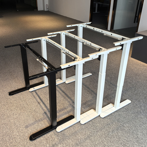 Pied de bureau debout à moteur unique bon marché <span class=keywords><strong>colonne</strong></span> de levage réversible cadre de meubles de bureau à domicile - Product Image 1
