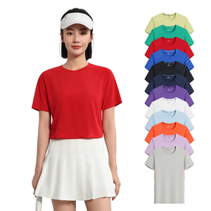 T-shirts d'été en gros, vierges, personnalisables avec logo OEM, colorés, à manches courtes, pour hommes - Product Image 1