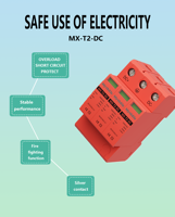 MythEle Harga Pabrik MX-T2-DC 3P 1000V DC Pelindung Lonjakan Tegangan Surya PV 40kA DIN Rail SPD