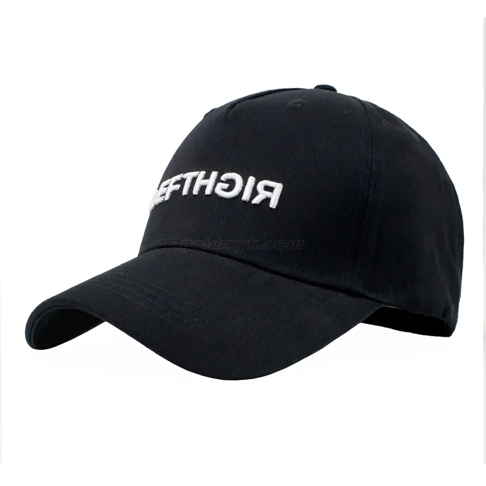 China BSCI Factory Good Quality Promotional Custom Black 100% Cotton Twill Fabric Embroidery Baseball Cap Hat For Women And Men