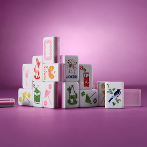 Ensemble de tuiles en acrylique de luxe pour divertissement de cocktail avec 4 joueurs - Product Image 1