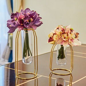 Jarrones de cristal modernos para decoración del hogar, jarrones creativos de mesa, venta al por mayor - Product Image 5