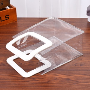 Bolso de mano transparente de PVC, promoción de regalo, bolsas de compras transparentes para mujer para embalaje de cosméticos - Product Image 3