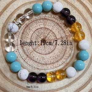 Natural Stone <b>Bracelet</b> Colorful Glass <b>Beaded</b> Personal Growth Professional Cost-effective Sourcing Low MOQ - Product Image 4