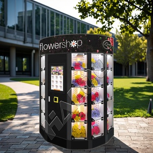 Fournisseur de distributeurs automatiques Haloo, distributeur automatique de bouquets de fleurs en plein air, distributeur automatique de fleurs fraîches - Product Image 1