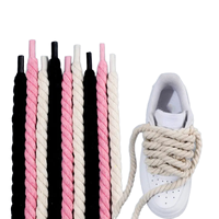 Lacets Personnalisés en Polyester Épais de 8 mm et Corde en Coton-Chanvre Torsadée pour Chaussures SB Dunk