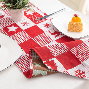 Camino <span class=keywords><strong>de</strong></span> Mesa Navideño <span class=keywords><strong>2022</strong></span>, Camino <span class=keywords><strong>de</strong></span> Mesa Tejido con Diseño <span class=keywords><strong>de</strong></span> Árbol <span class=keywords><strong>de</strong></span> Navidad, Papá Noel, Copos <span class=keywords><strong>de</strong></span> Nieve y Muñeco <span class=keywords><strong>de</strong></span> Nieve, Mantel para Fiesta <span class=keywords><strong>de</strong></span> Navidad - Product Image 4