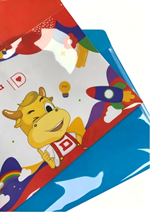 Carpeta de Archivo de Plástico Transparente A4 con Logotipo Impreso Personalizado, Cierre a Presión de PP Reforzado, Organizador de Documentos para Oficina y Escuela - Product Image 2