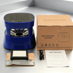 <span class=keywords><strong>Cendrier</strong></span> électronique multifonctionnel, purificateur d'air, filtre HEPA, <span class=keywords><strong>cendrier</strong></span> en plastique résistant à la chaleur, sans fumée, design moderne, compact - Product Image 6
