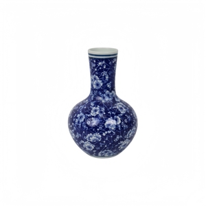 Pot à gingembre décoratif bleu et blanc à motif <span class=keywords><strong>de</strong></span> fleurs <span class=keywords><strong>de</strong></span> prunier avec couvercle, idéal pour le rangement <span class=keywords><strong>de</strong></span> la <span class=keywords><strong>salle</strong></span> <span class=keywords><strong>de</strong></span> <span class=keywords><strong>bain</strong></span> et la décoration intérieure - Product Image 3