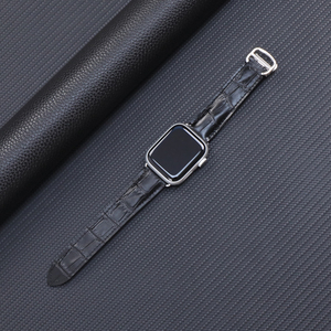 Cinturini in Vera Pelle Bovina con Motivo Litchi a Doppio Strato per <span class=keywords><strong>Bracciale</strong></span> <span class=keywords><strong>Cartier</strong></span> Tank da <span class=keywords><strong>Donna</strong></span> e Uomo di Lusso - Product Image 6