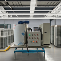 Máquina de Hielo en Escamas de 2.5T con Certificado CE, Nueva Tecnología, Suministro de Fábrica, Máquina Industrial de Hielo en Escamas para Pescado y Bebidas