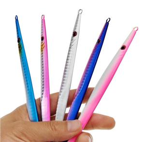 발광 60g 80g 160g 200g 250g 300g 350g 400g 심해 고속 침몰 금속 지그 루어 글로우 수직 지거 미끼 - Product Image 4