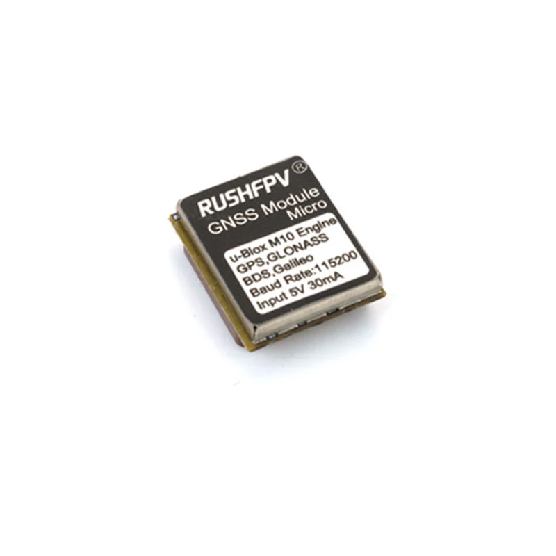 RUSHFPV GNSS Pro Mini Micro M10 GPS модуль 10 Гц Встроенная керамическая антенна для RC FPV Фристайл Дрон DIY запчасти