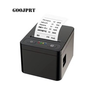 Thermodrucker 80mm Direktthermisch mit USB-LAN-Anschluss - Küchen-POS-Drucker für Windows/Mac/Linux Vorrätig 203dpi
