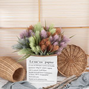 Bouquet d'herbe de lapin CallaFloral, fleur artificielle haute simulation, gris vert violet, 70g, en plastique, décoration intérieure - Product Image 1