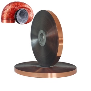 <span class=keywords><strong>Feuille</strong></span> <span class=keywords><strong>de</strong></span> laminage en aluminium AL/PET <span class=keywords><strong>pour</strong></span> matériau brut <span class=keywords><strong>de</strong></span> conduits flexibles, couleur <span class=keywords><strong>cuivre</strong></span> - Product Image 1